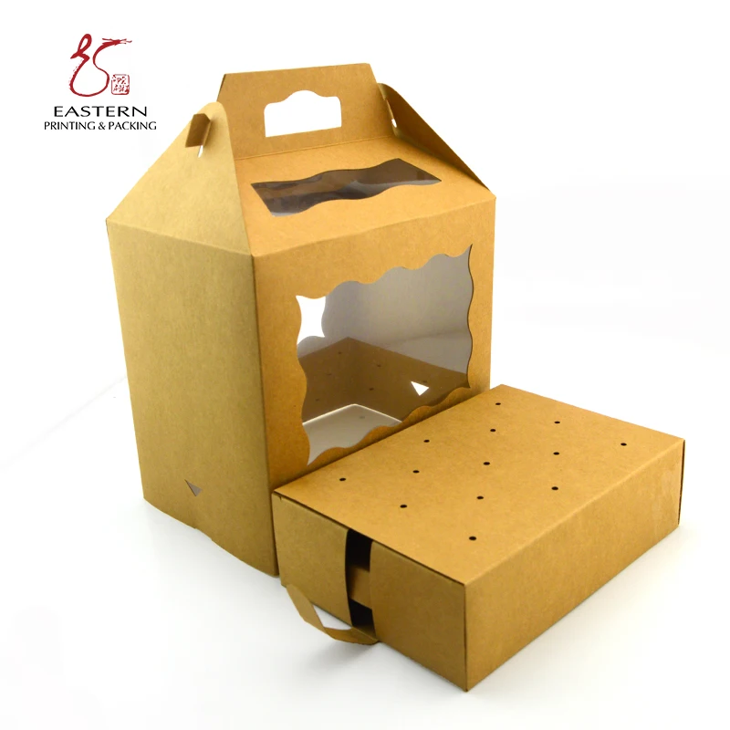 Custom food grade Print Cardboard Cookie Cake Donuts Box  mooncake packaging box