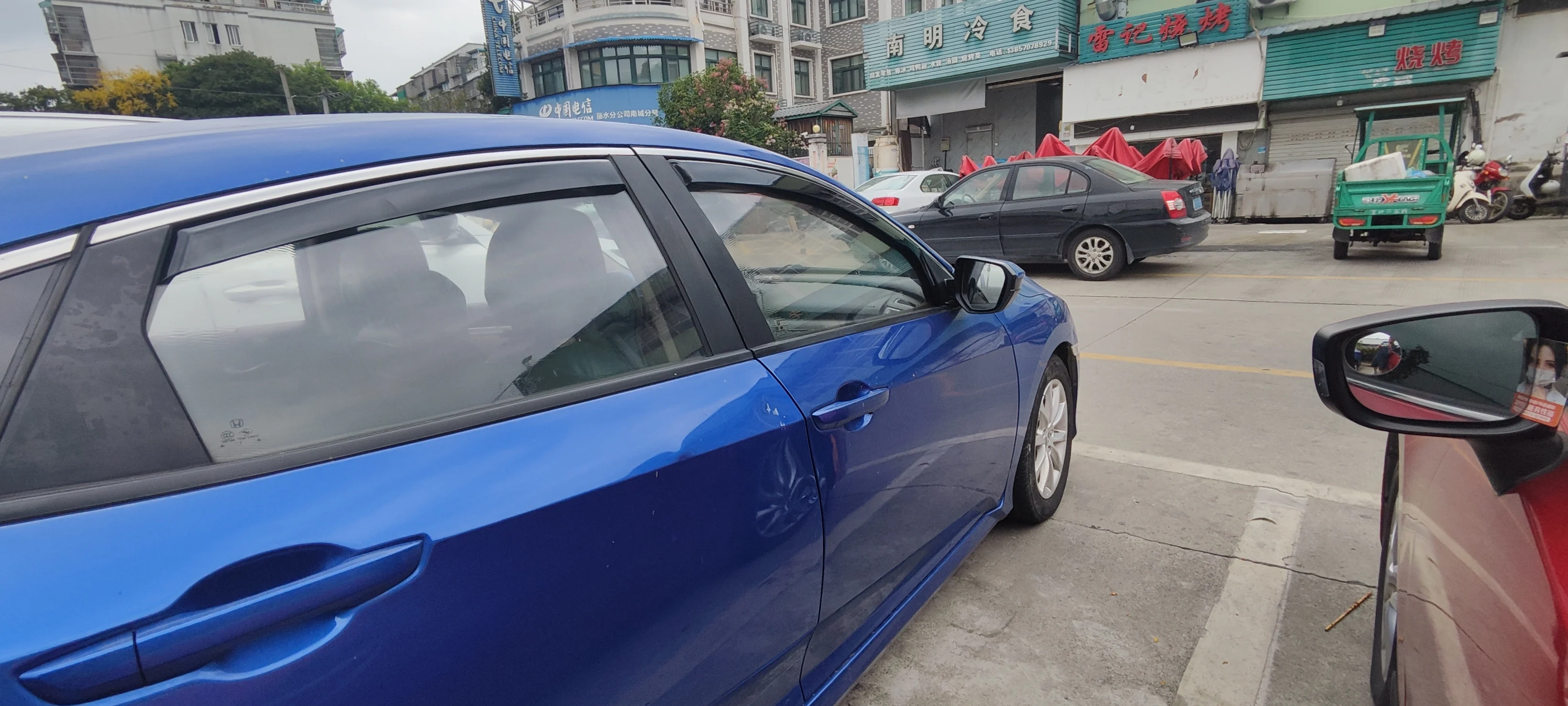 Injection In Channel Rain Guards For HONDA 2016-2020 CIVIC SEDAN 10th Generation Car Accessories Vent Visor Wind Deflectors