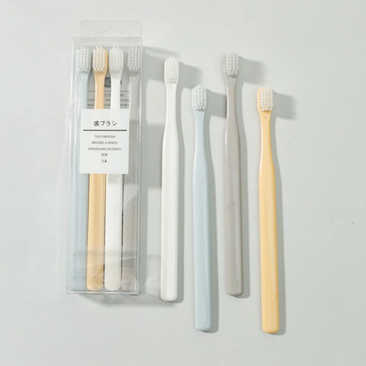 4 Pack Ultra Soft Bristle Toothbrush Cheap Ultra Soft Color Toothbrush Bulk Micro Nano 20000 Bristles