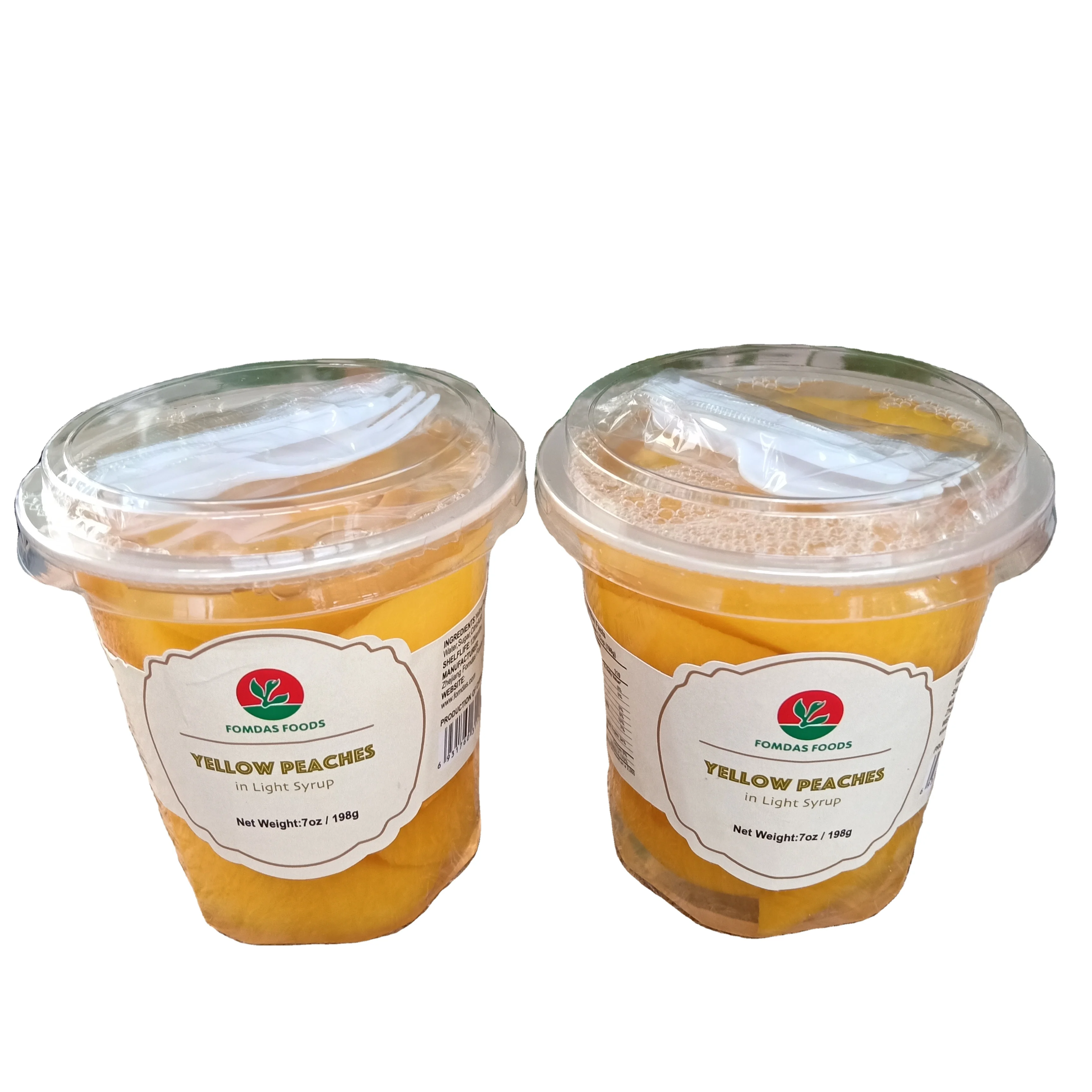 Canned Yellow Peaches in Light Syrup  7oz