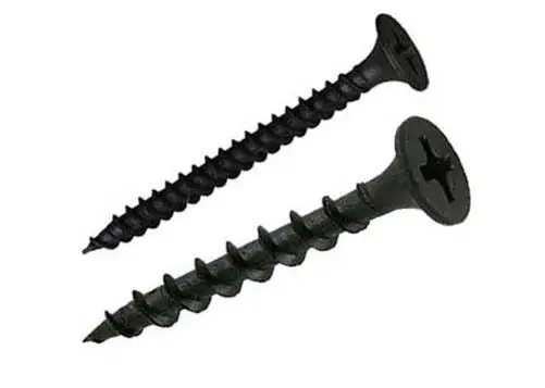 
Factory Wholesale Coarse Thread Galvanized Gypsum Mnufacturer Supply Bugle Head Black Gypsum Board Screw Drywall Screw 