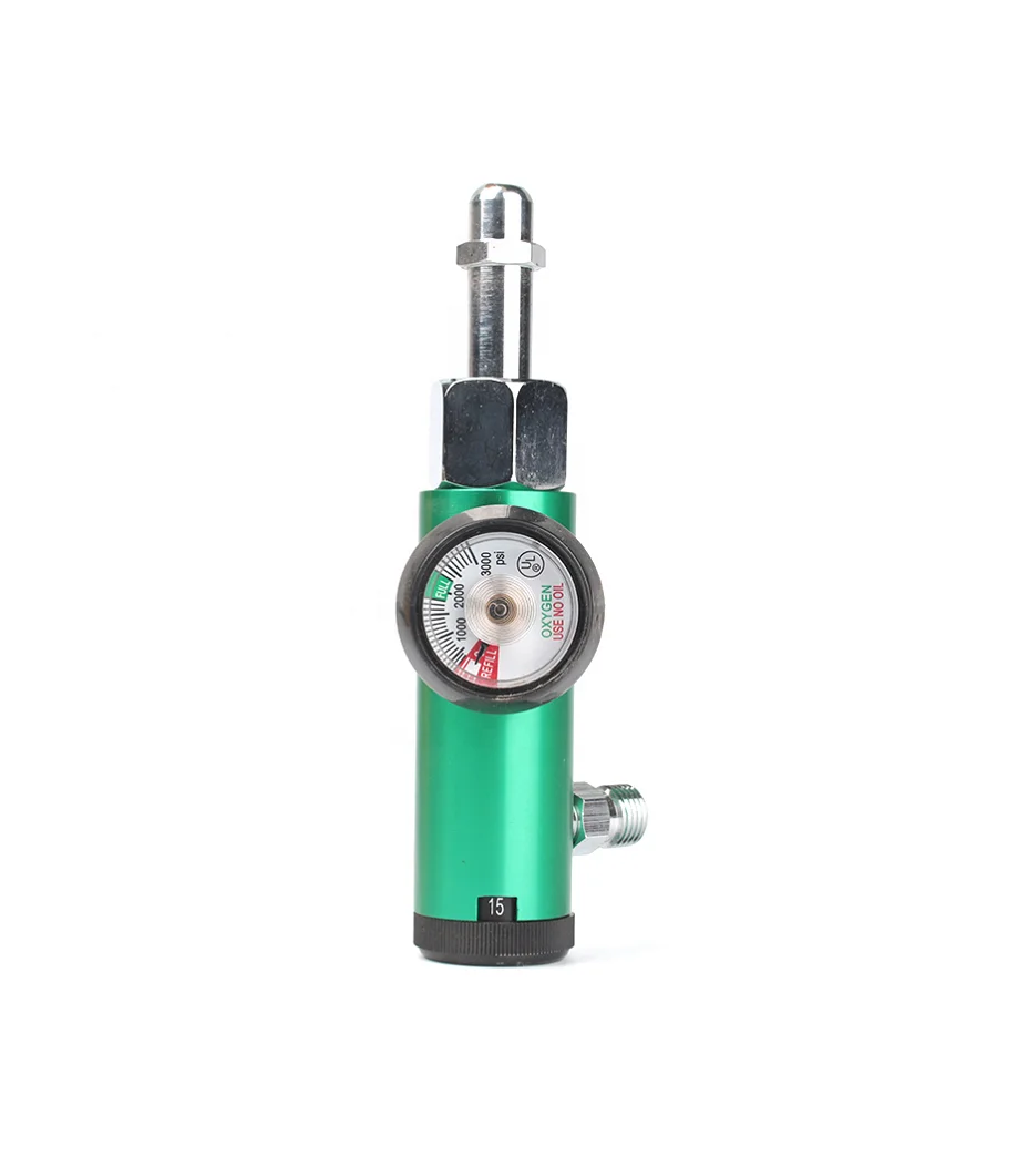 2021 best low price medical oxygen tank flow meter regulator with humidifier for gas