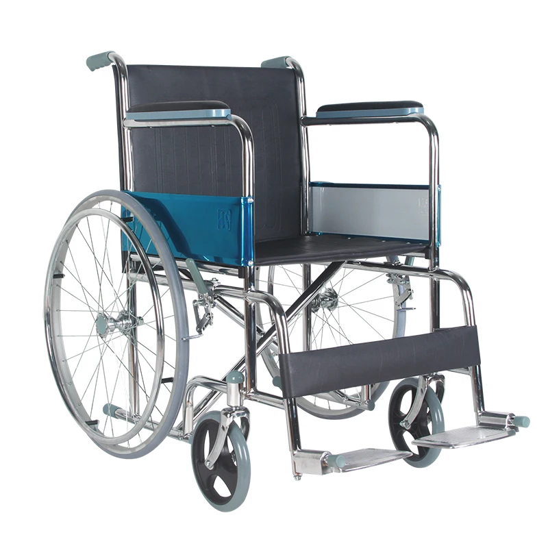 Hospital wheelchair cost professional basic manual wheelchair price steel wheelchair price cheap