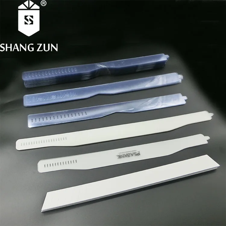 Wholesales paper cardboard  white shirt collar band for shirt Custom high quality shirt collar band for mens accessories