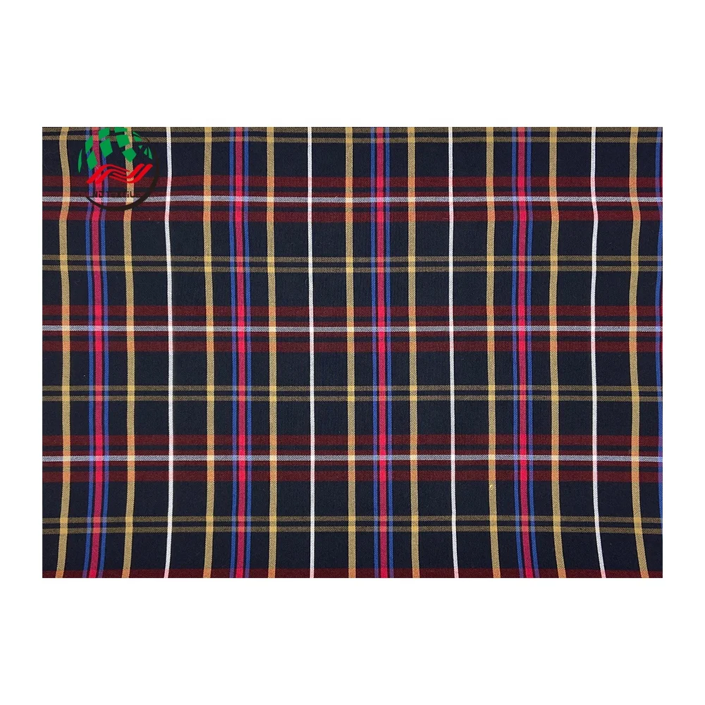 High Quality 260gsm Spandex Stretch Fabric 10s Plaids Twill Nr Bengaline Fabric For Trousers
