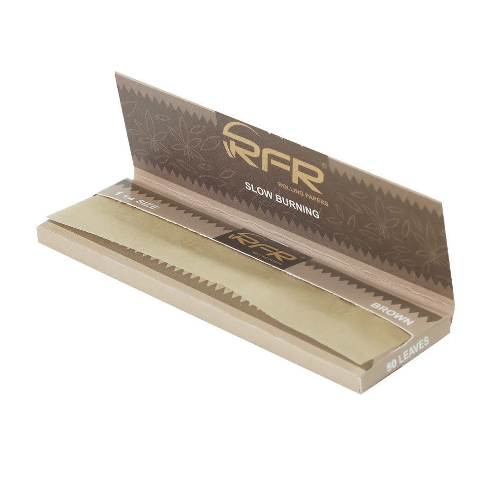 1 1/4 Unbleached Rolling Paper, Natural Organic Slow Burning Smoking Rolling Paper King Size