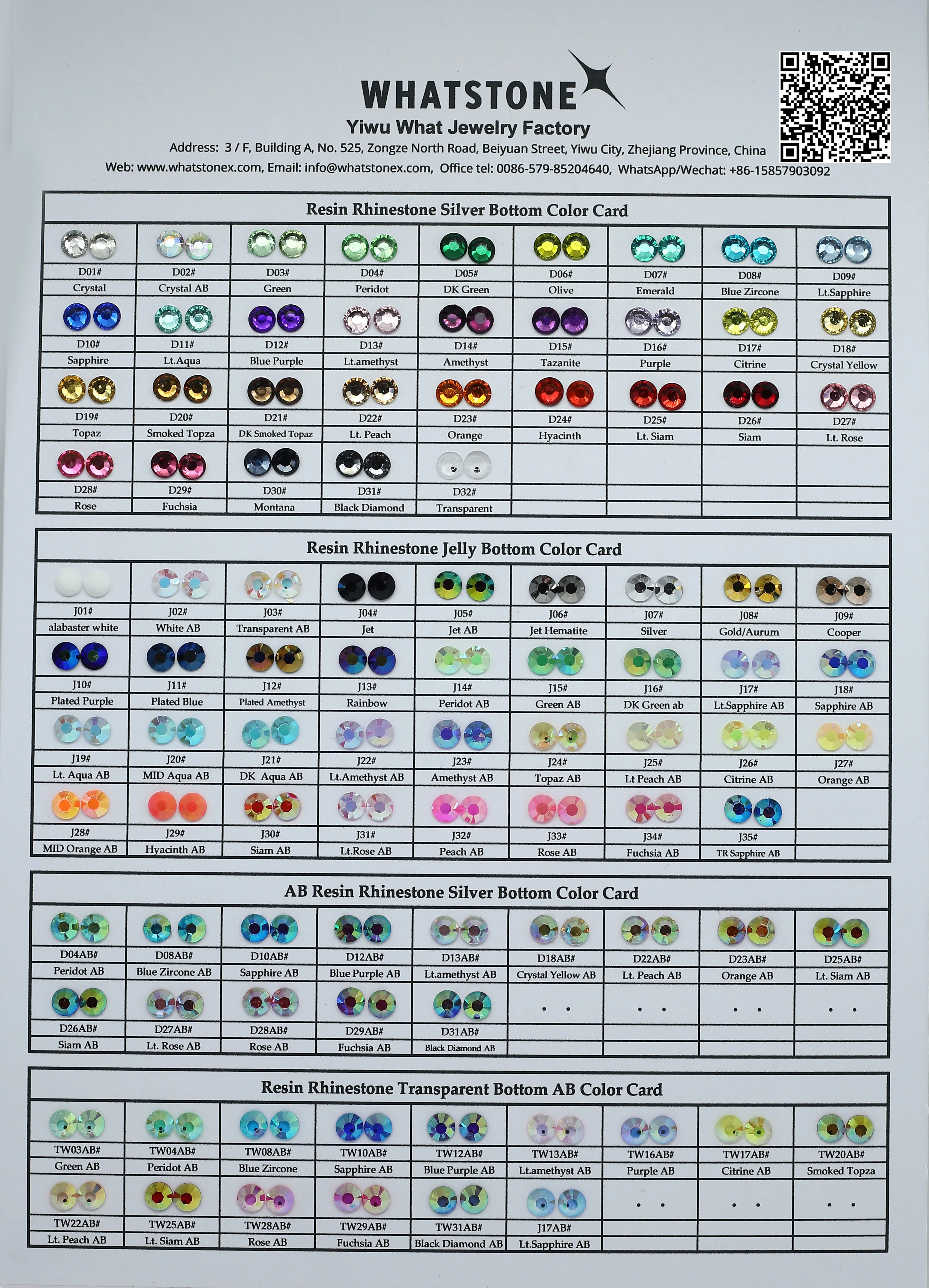 Whatstone Rose Ab Shiny  Round Crystal Applique Flat Back Strass Stones Sliver Bottom AB Resin Rhinestones For Dress Crafts