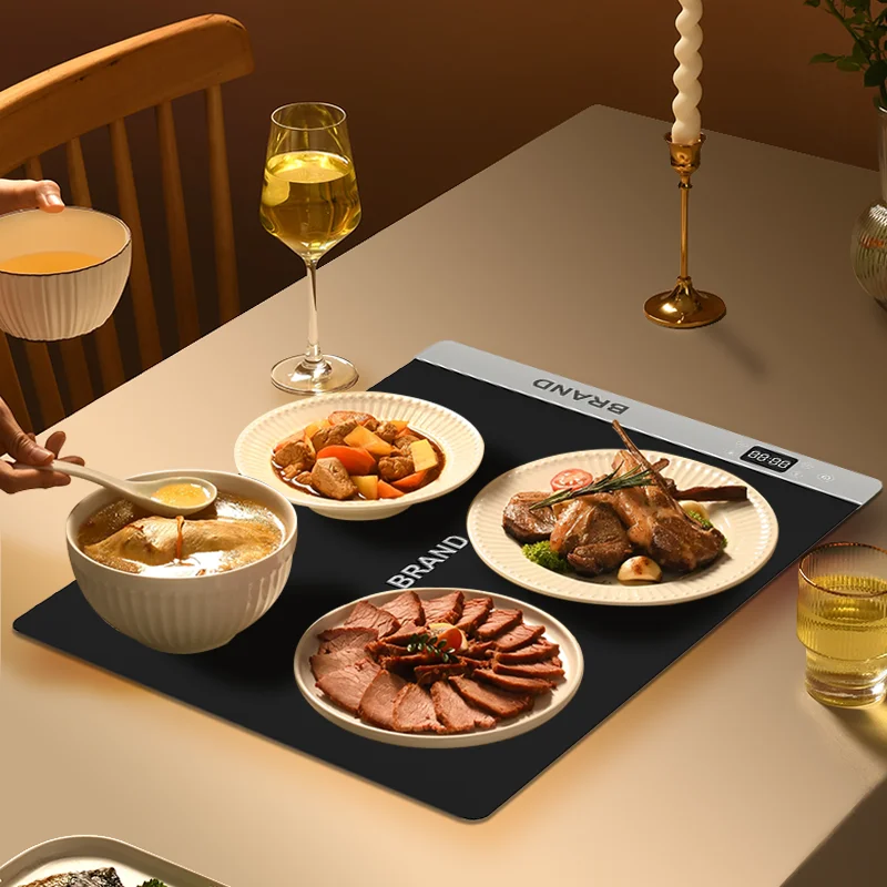 Rollable Intergrated design Heating  folding Portable Electric Silicone Heating Mat for Food