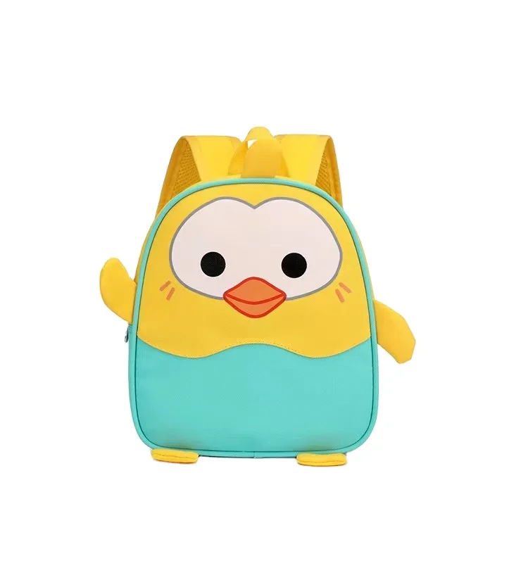 Hengde China New Fashion Shop Recommend Cute 420D Mini School Backpack Bird Cartoon School Bag Wholesale School Bags For Kids