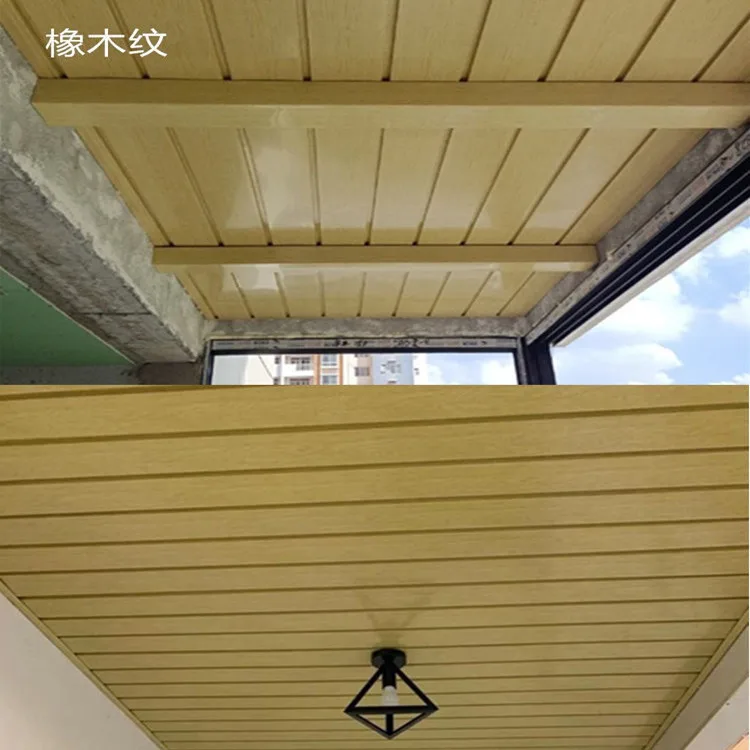 Customized Modern Metal Ceilings Living Room G-Shaped Hooked Aluminum Alloy Buckle Strip Buckle Plate Heat Insulation Ceiling