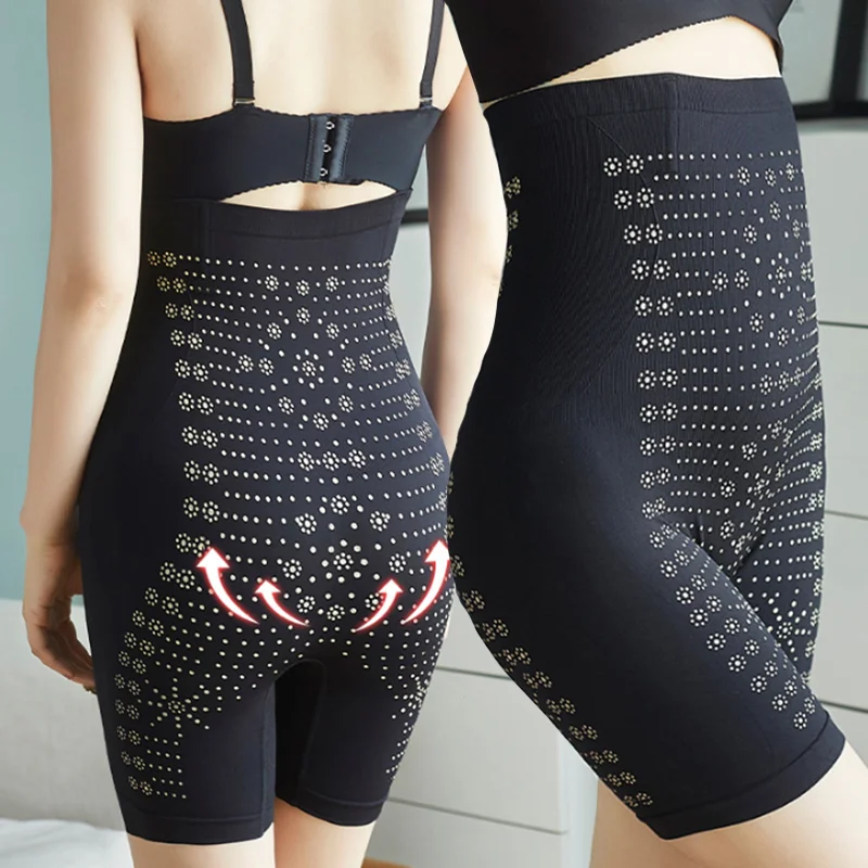 Plus Size High Waist Body Shaper Slimming Panties Tummy Control Panties Waist Trainer Butt Lifter Slimming Pants