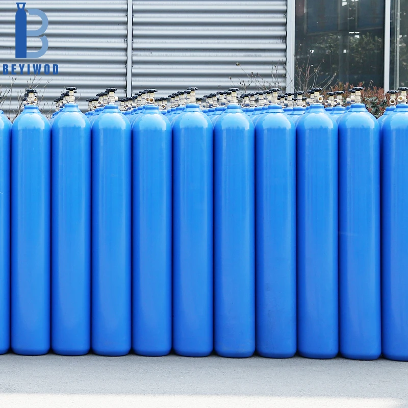 ISO standard Welding Cylinder Tank  50L 60L 200bar nitrogen gas cylinder with QF-2 valve
