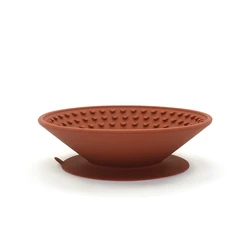 Silicone Dog Lick Mat Sucker BPA Butter Lick Pad With Strong Suction Pet Supplies Slow Feed Pad Dog Treat Dispenser Dog Lick Mat