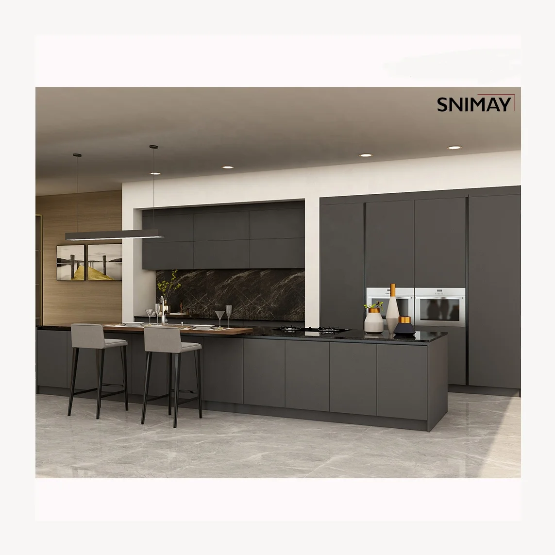 Australia Solid Wood Modern Design Shaker Kitchen Furniture
