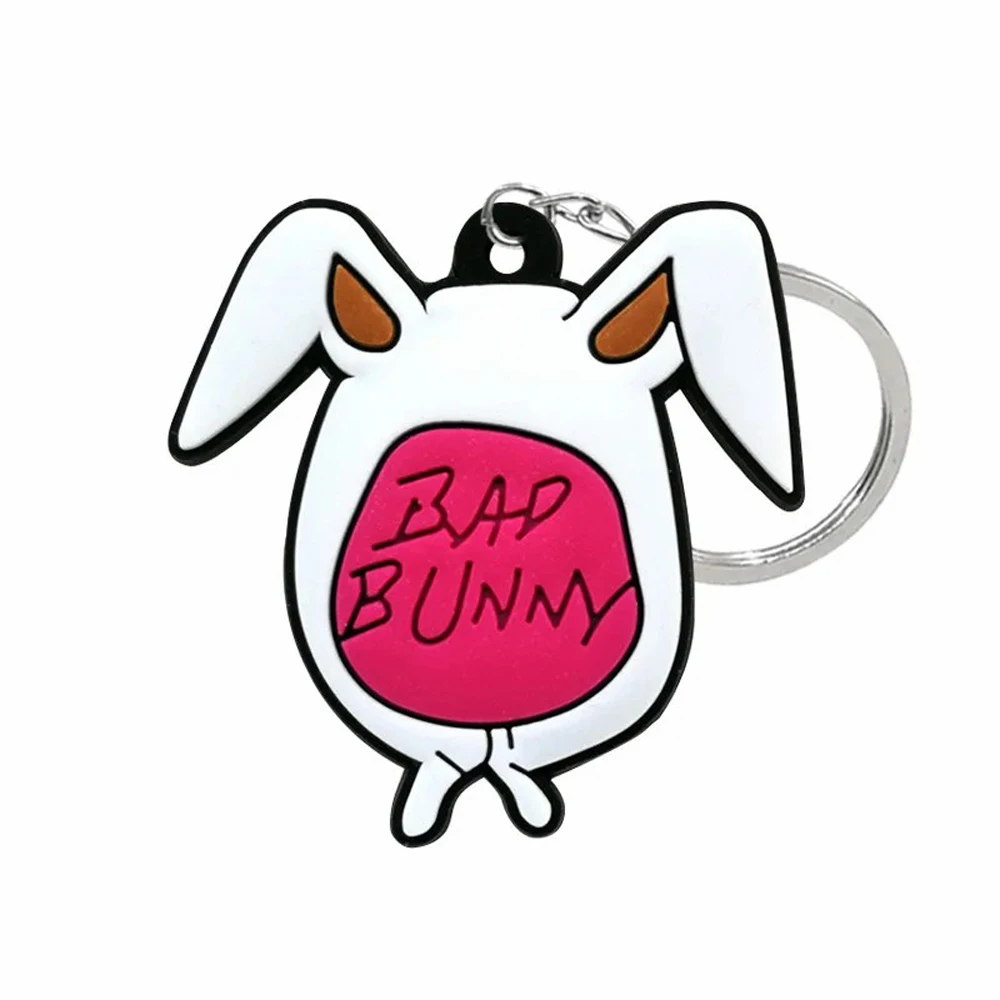 Factory Custom  2d 3d Soft Pvc Keychains Cute Animal Panda Rubber Keyrings  Promotion Key Rings