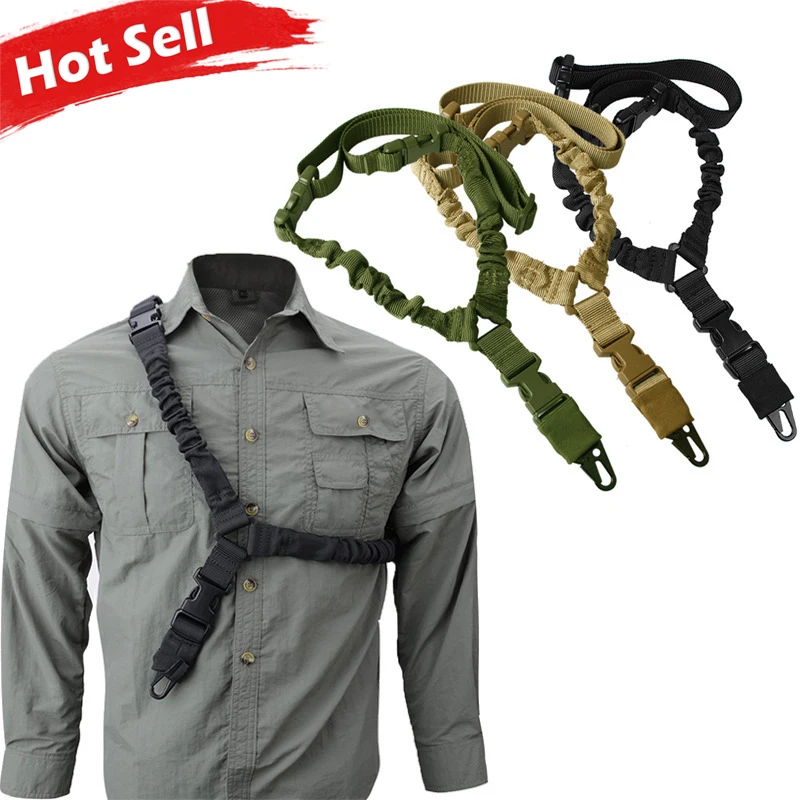 Outdoor American Single Point Tactical Rope Nylon Diagonal Tactical Strap Multifunctional Gun Sling Task Rope