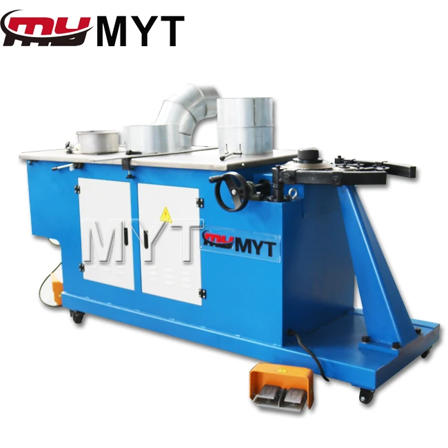 Gore Locker Spiral Round Elbow Duct Forming Making Machine from MYT