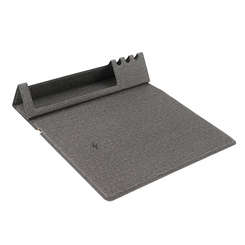 Multiple Wireless Charger Foldable 3 In 1 Wireless Charger Station Mouse Pad