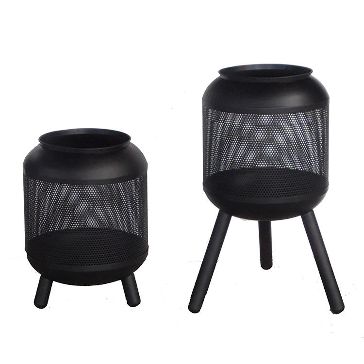 USA style outdoor high quality wood fire basket for heating or dining