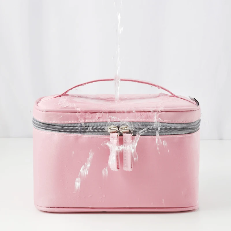 2024 Hot Sale Portable Custom Water-Resistant Make Up Cosmetic Bag Wholesale Customized Travel Hanging Toiletry Bag