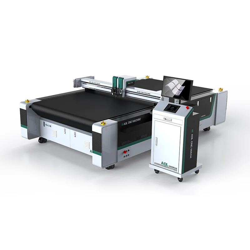 AOL knife Oscillating Automatic cloth industrial fabric cutter with 3 years warranty