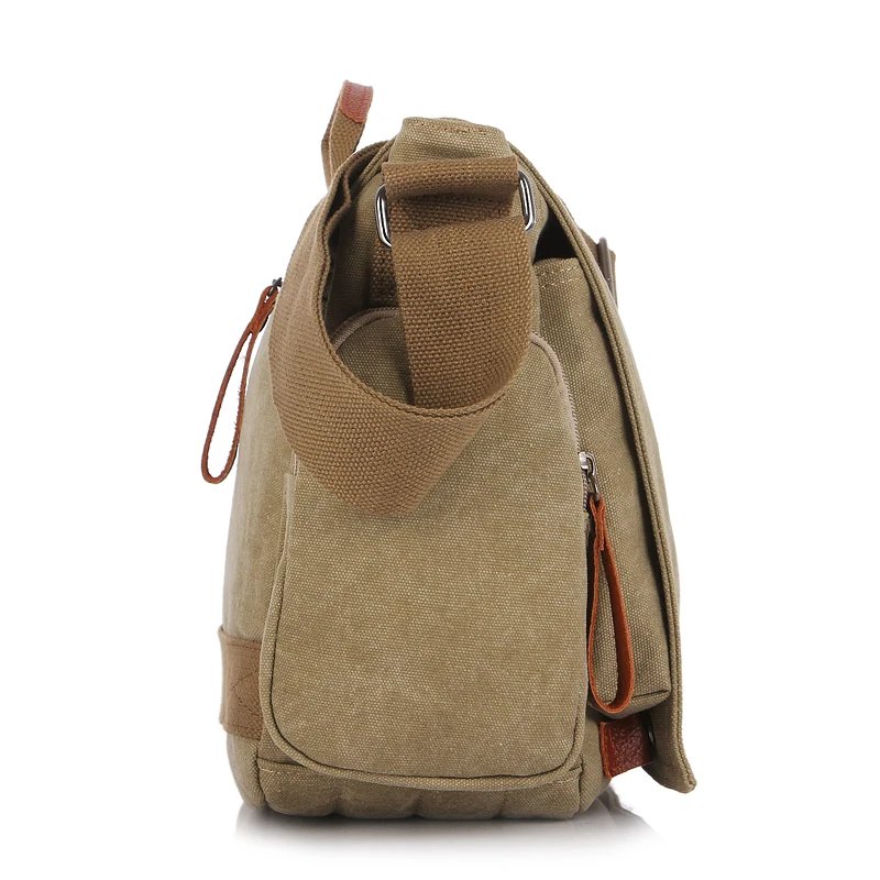 
Wholesale canvas sling bag men messenger crossbody bag 