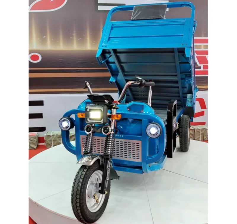 Cheaper Strong power 60V1000W Electric Tricycles volta electric cargo tricycle  adult Cargo Tricycle For Sale