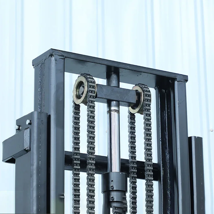 Factory Sales Semi Electric Pallet Stacker Self loading Stacker