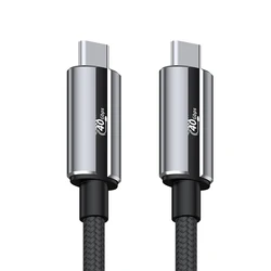 Yeahail Free Sample USB4.0 40Gbps Long 1Ft 1M 6Ft Fast Charging Short Lighting Charger Lightning To Usb C 10 Ft Cable