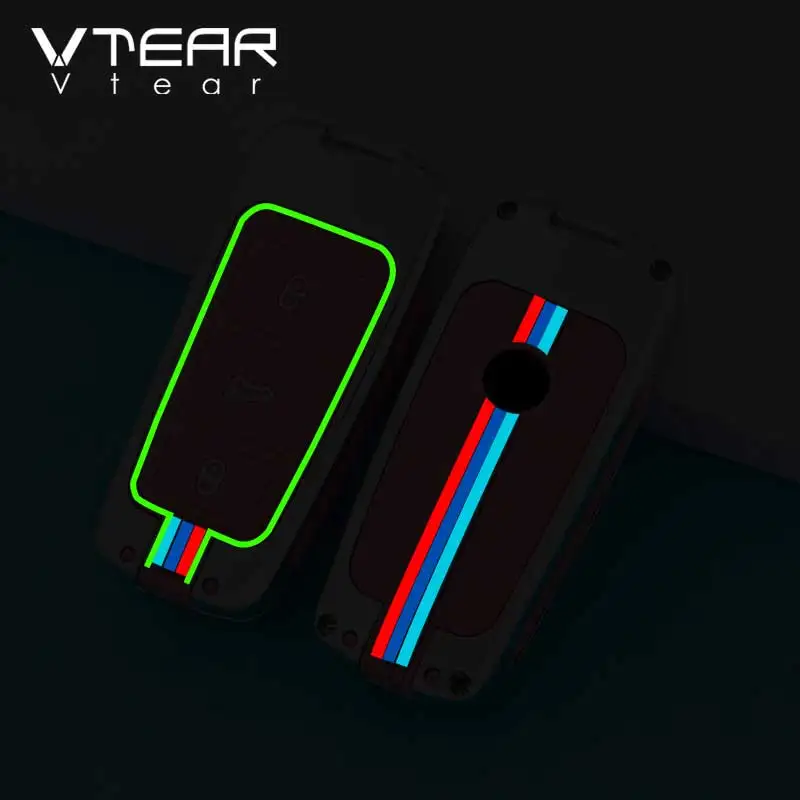 Vtear Car Key Case Cover For Skoda Octavia A5/Octavia A6/Octavia A7/Karoq/Kodiaq/Yeti/Octavia A8 PRO Protection Shell Keys Bag