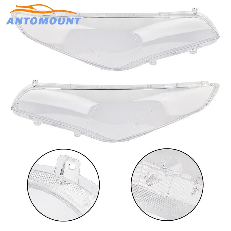 Uda Auto Parts Front Headlamps Cover Transparent Lampshades Lamp Shell For Hyundai Sonata 2015