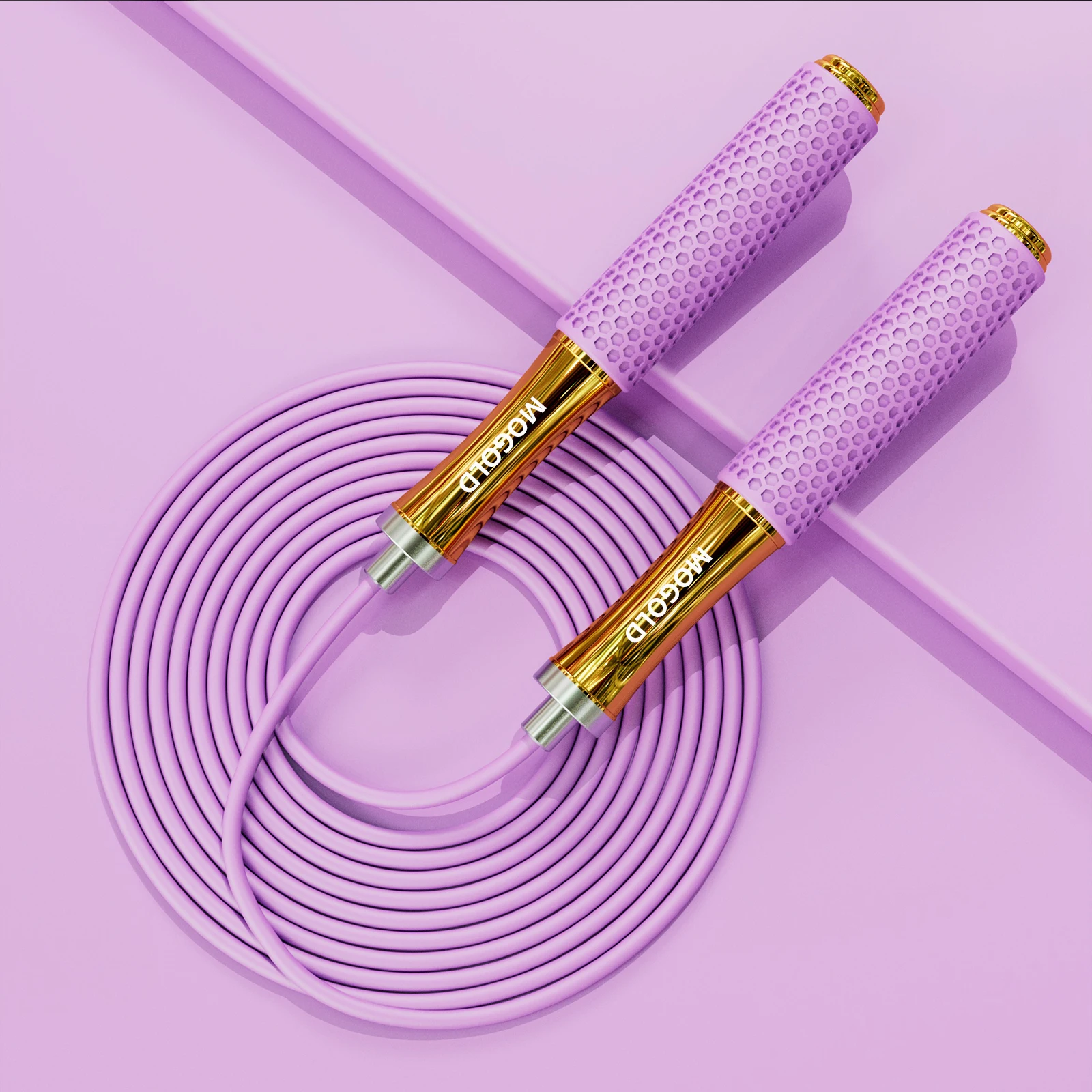 Portable Metal 5mm Adjustable and Bearing Skipping Jump Rope for Fitness and Exercise