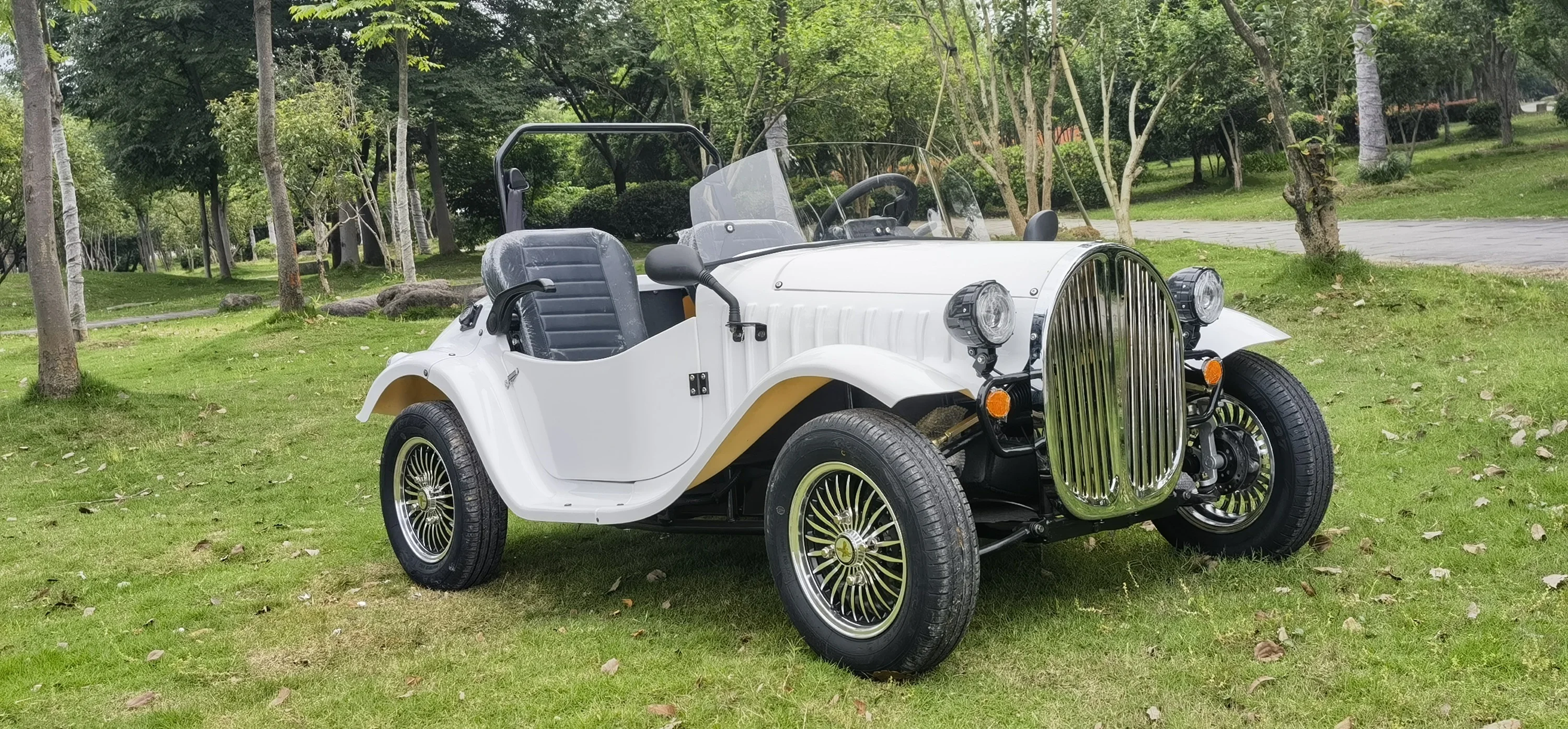 Hot Sale vintage 72V Customized 2 Seater Side By Side 4*4 Utv Electric Golf Buggy Cart With Legal Lithium Battery