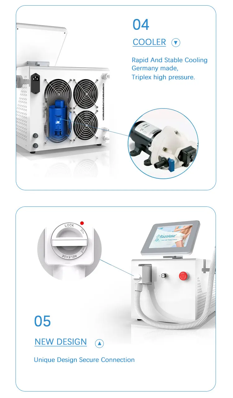 Medical Ce Diode Laser 808 Laser Hair Removal Machine 808nm Diode Laser Hair Removal