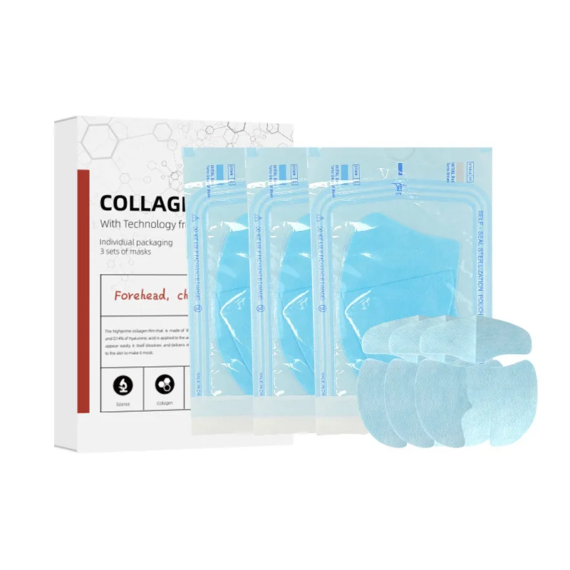 Collagen transparent patch under eye mask collagen moisturizing patch collagen crystal film