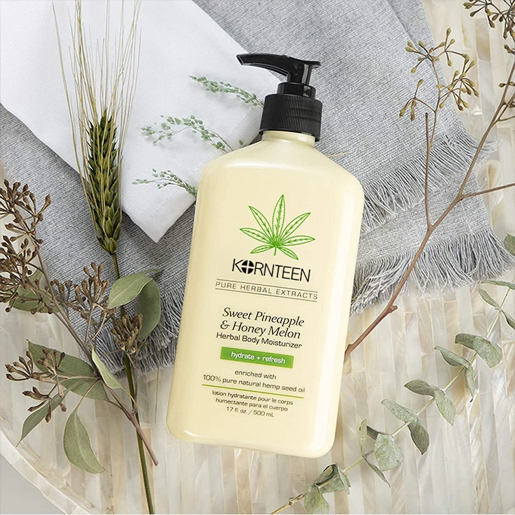 Hemp whitening body baby massage skin face beauty fair lotion lightening cream bath set body cream for skin care