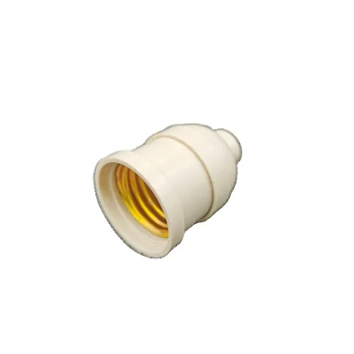 e27 127v 125v 4A PC ABS plastic ivory white color  lamp holder