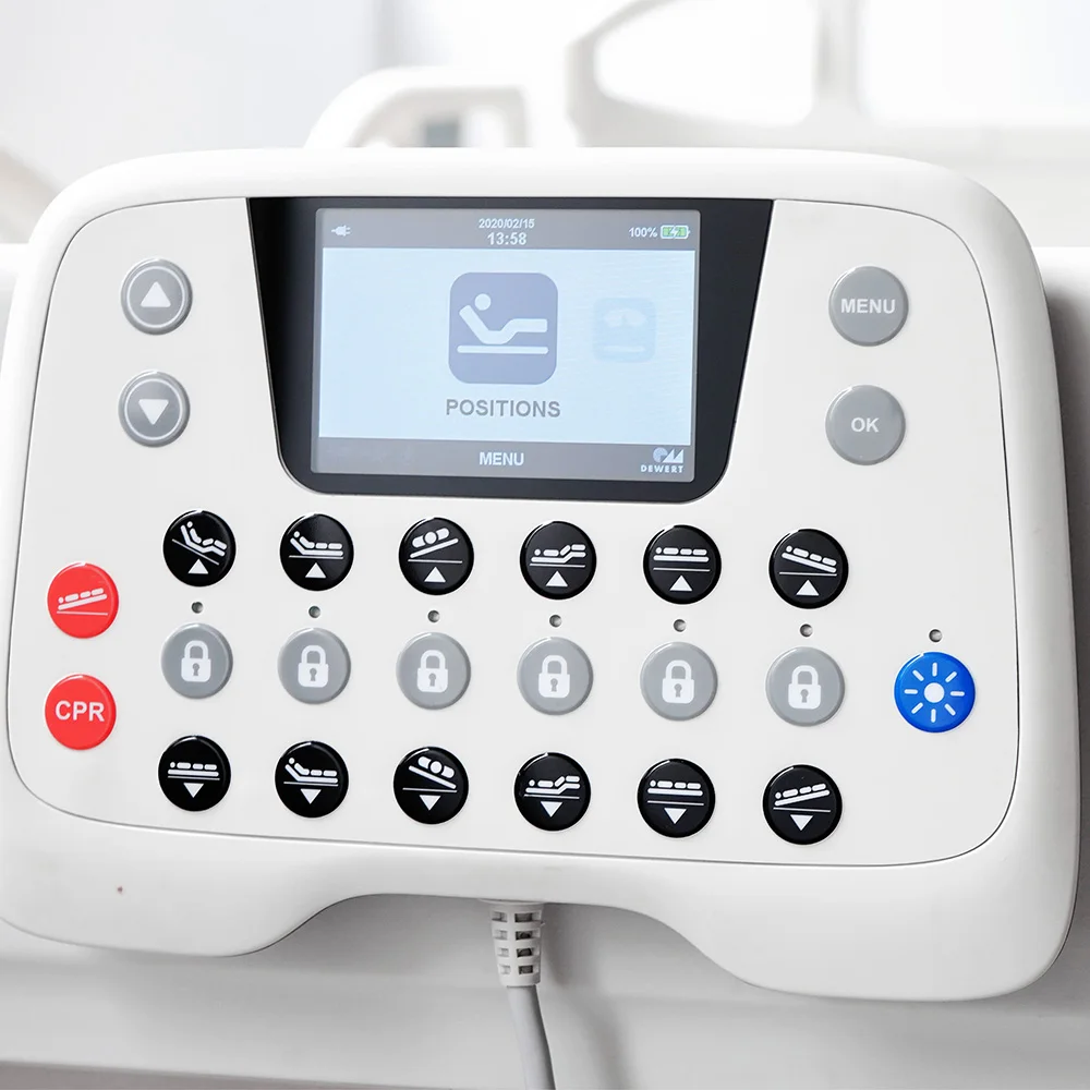 Best selling Hospital furniture ABS Electric Nursing Care Bed Patient Bed