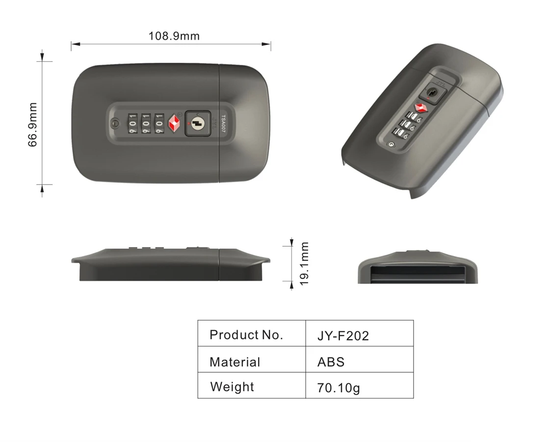 JYL China Custom Made Durable Flexible Anti Theft Tsa Lock Strap Ensuring Safe Travel Luggage