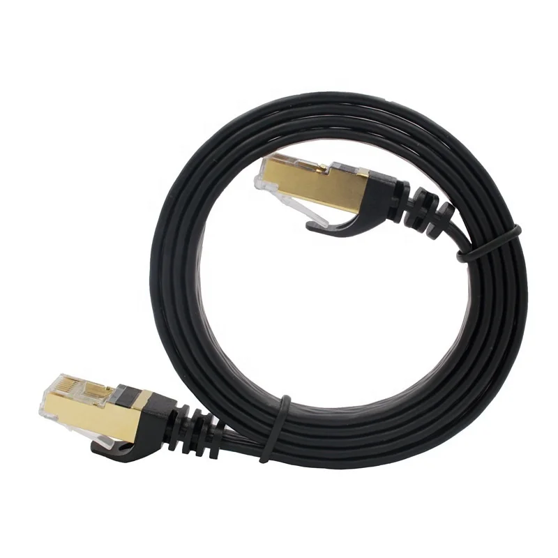  Высококачественный плоский ethernet-Кабель cat7 Соединительный шнур
