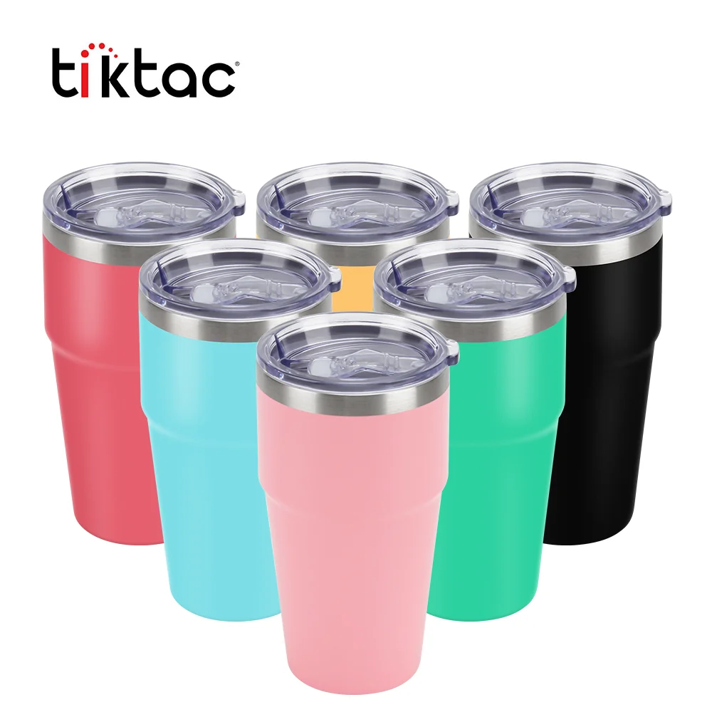 Wholesale 20oz Double Walled Stainless Steel Inusulated Travel Beer Tumbler Cups In Bulk