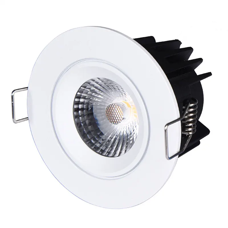 China Manufacturing Slimline Recessed IP65 Waterproof Dimmable Fire Rated LED Downlights