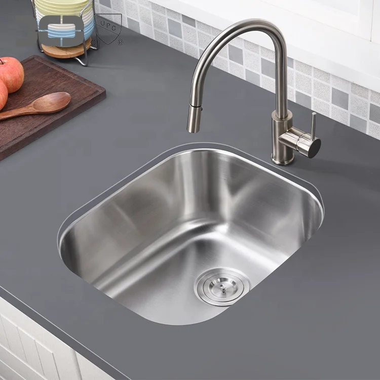  Stainless steel 1.2mm thickness undermount hot sale single bowl kitchen
