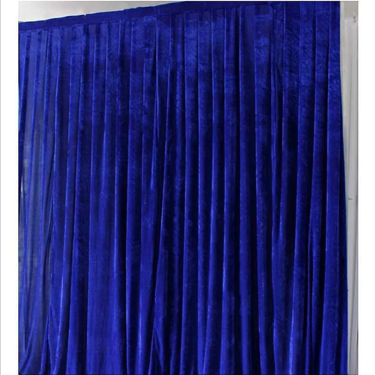 Velvet Double Sided Stage Drape Backdrop Decoration Curtain for Party Events