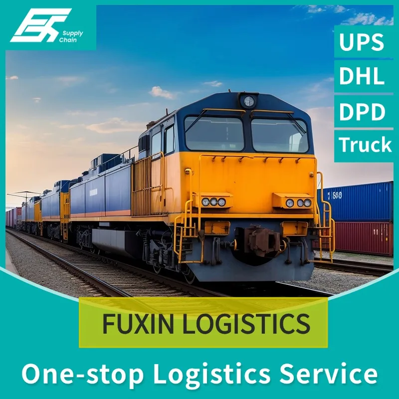 Fuxin FCL LCL China Cargo Trucking Express Shipping Agent to ES Spain FBA USA Cargo Freight Service