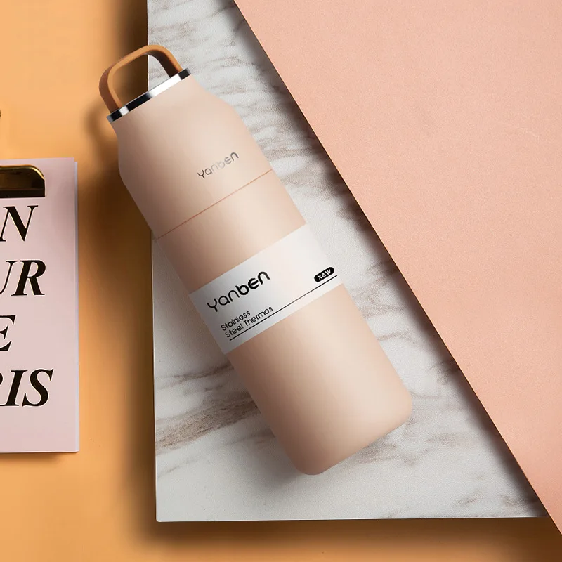 wholesale vacuum flasks & thermoses double Wall Insulation cups thermos king stainless steel water cup cold storage bottle