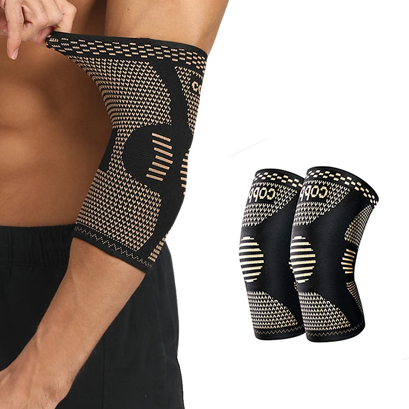 High-quality  Elbow Support Sports Protector Breathable Elbow Brace OEM Accept Copper Fiber Sleeves