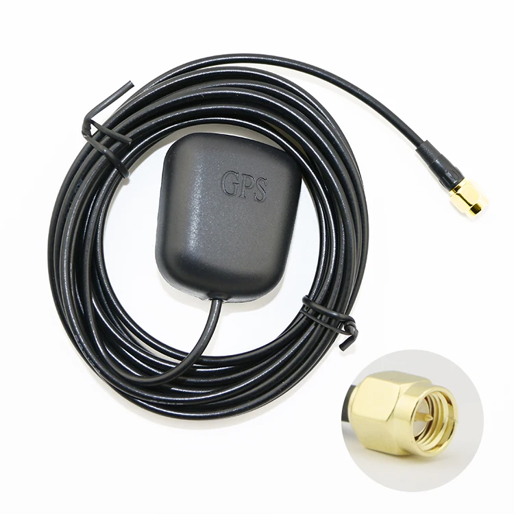  28dBi Автомобильная внешняя активная DVD-навигация камера ночного видения DVR GPS приемник антенна SMA адаптер