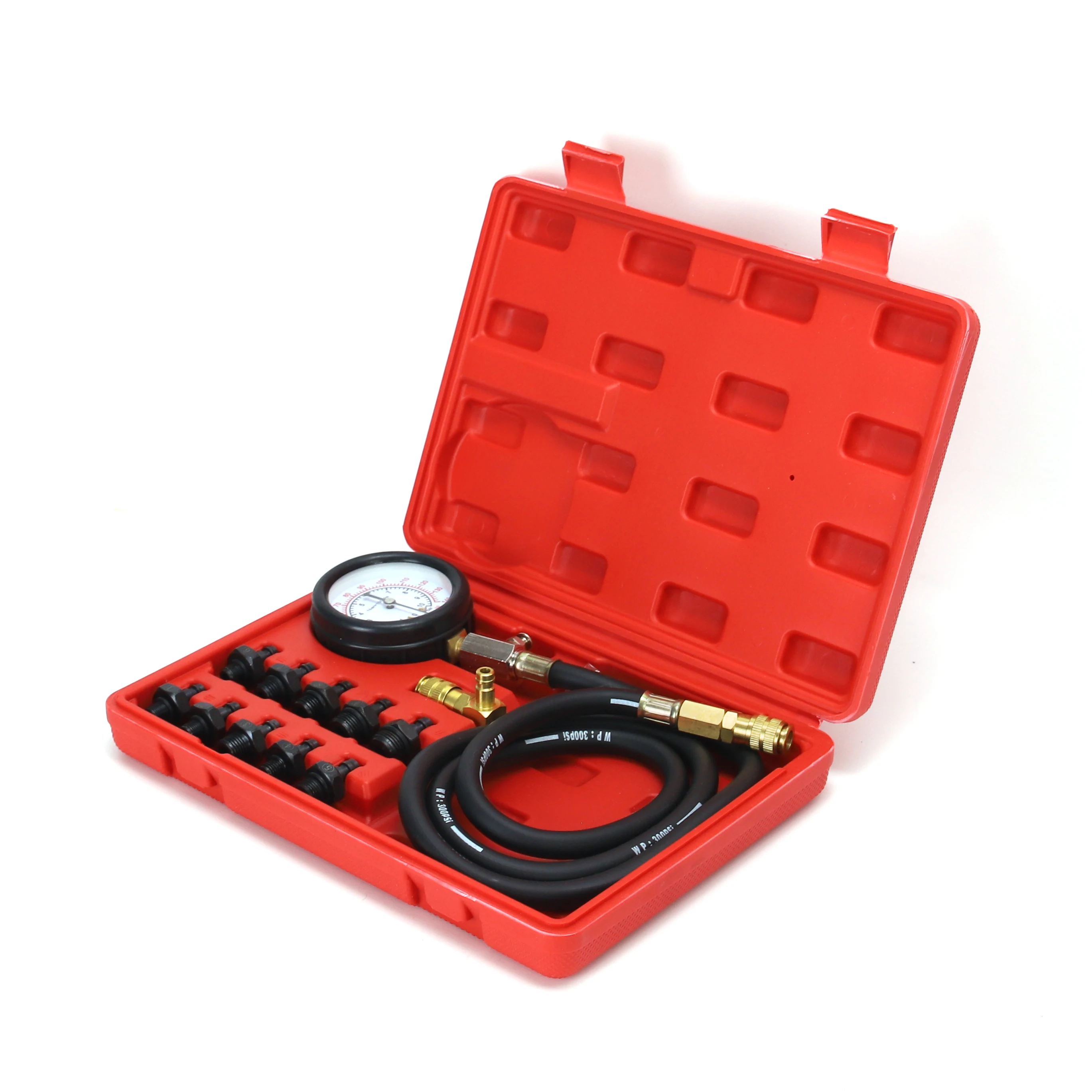 Engine Testing Oil Pressure Gauge Kit Compression Diagnostic Tester Oil Pressure Tester