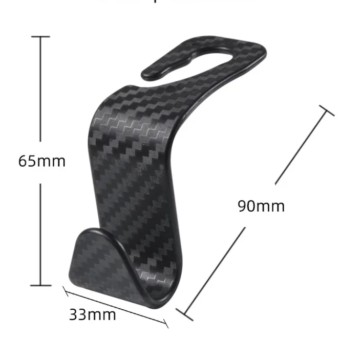 Multifunctional Car Hooks Front Seat Auto Hooks Hangers Car Seat Hanger Backseat  Headrest Hook